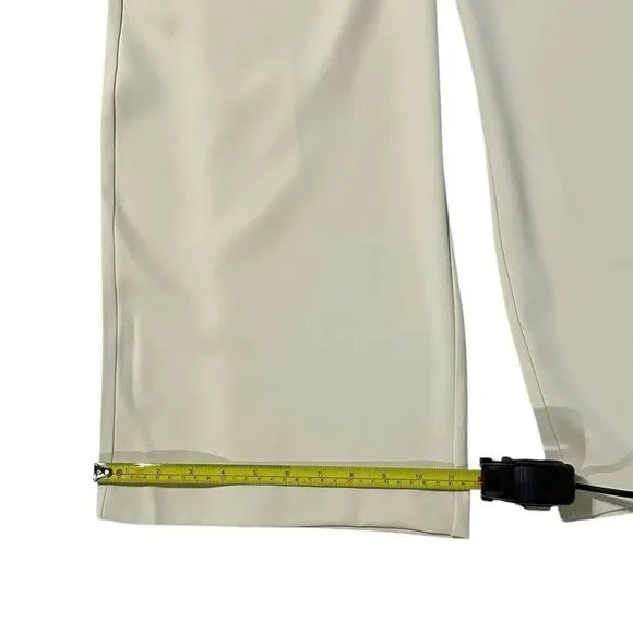 French Connection Women's Wide Leg Trouser Tan Size Medium - Picture 7 of 16